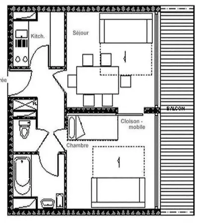 Apartment Aravis 12 *